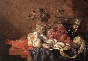 Jan Davidsz. de Heem Fruits and Pieces of Seafood china oil painting artist